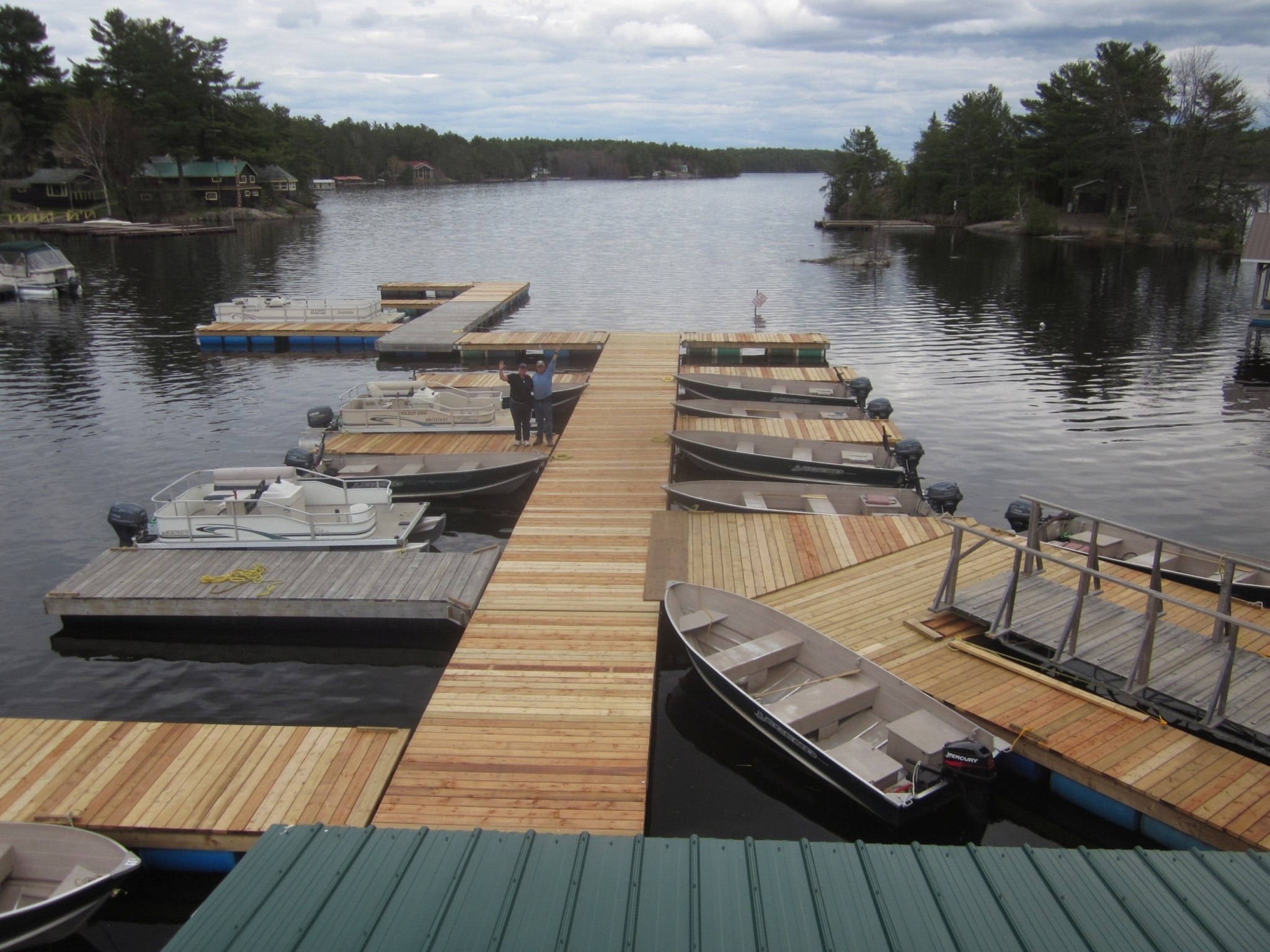 Boats on the dock.